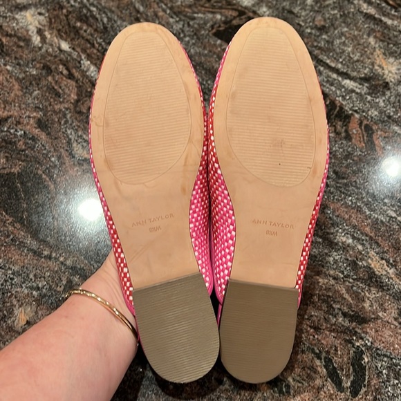 Ann Taylor Smitten, Pretty Slip-on Flats with Woven Fabric Upper - Picture 7 of 8